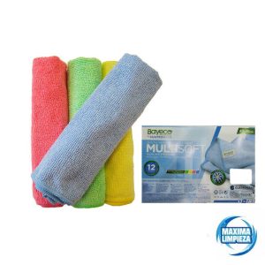 BAYETA MICROFIBRA MULTISOFT AZUL 30X40 (12UD)
