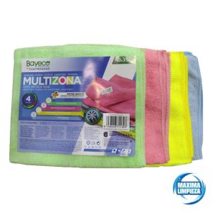 BAYETA MICROFIBRA MULTIZONA 35X40 4 COLORES