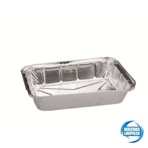ENVASE ALUMINIO RECTANGULAR E-980 (100UDS)