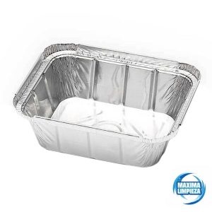 ENVASE ALUMINIO RECTANGULAR E-500 (100UDS)