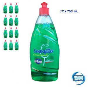 DETERGENTE MANUAL CONCENTRADO TUNA 12X750ML
