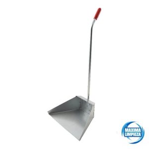 RECOGEDOR METALICO GALVANIZADO CON PALO MAYA