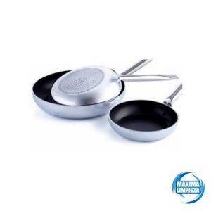 SARTEN 24CM 4MM PRO-INDUCTION ALUM QDPRO