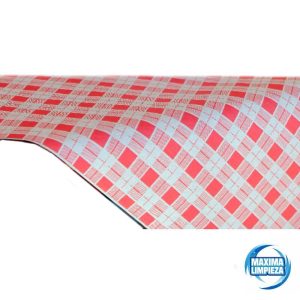 MANTEL 100X100 40GR CUADROS ROJOS (400UDS)