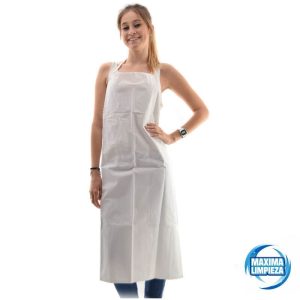 DELANTAL PETO PLASTIFICADO 75X90