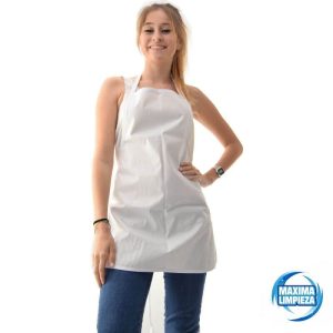DELANTAL PVC/RIZO ALGODÓN 73X90CM