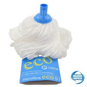 FREGONA MICROFIBRA ECO BLANCA