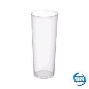 VASO TUBO REUTILIZABLE PP 300CC (10UDS)