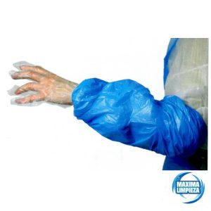MANGUITOS POLIETILENO G80 AZUL (100UDS)