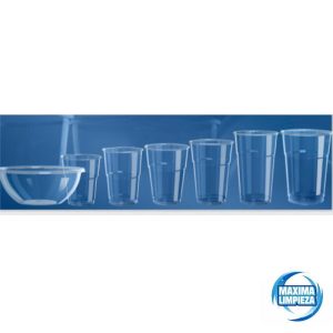 VASO PLASTICO PET 300CC TRANSP.ARISTEA (50UD)