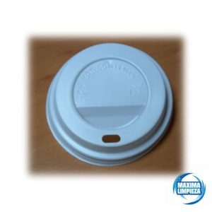 TAPA TRAVEL BLANCA 8OZ ECONO (100UDS)