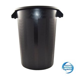 CUBO CON TAPA GOLIAT 100L NEGRO