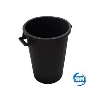 CUBO BIN 75L SIN TAPA IRROMPIBLE NEGRO PP