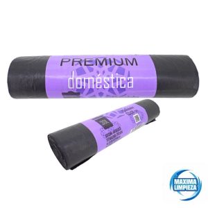 BOLSA BASURA 52X58 PREMIUM NEGRA G55 50RX25UD.