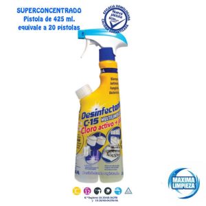 DESINFE C15 MULTILIM CLORO+JAB CONCENTR450ML